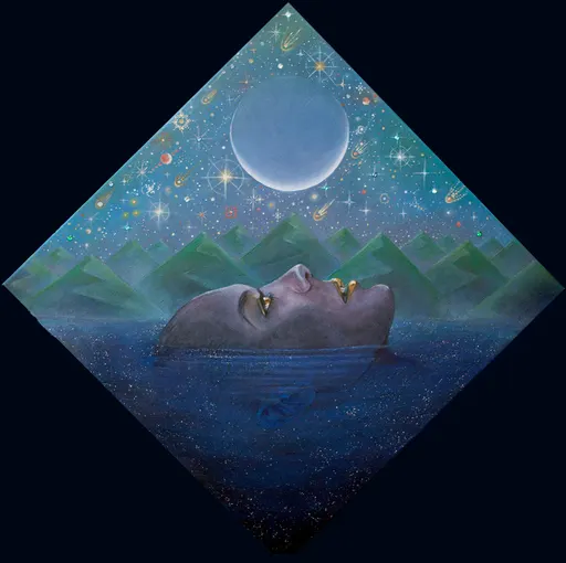 Untitled (moon over water)